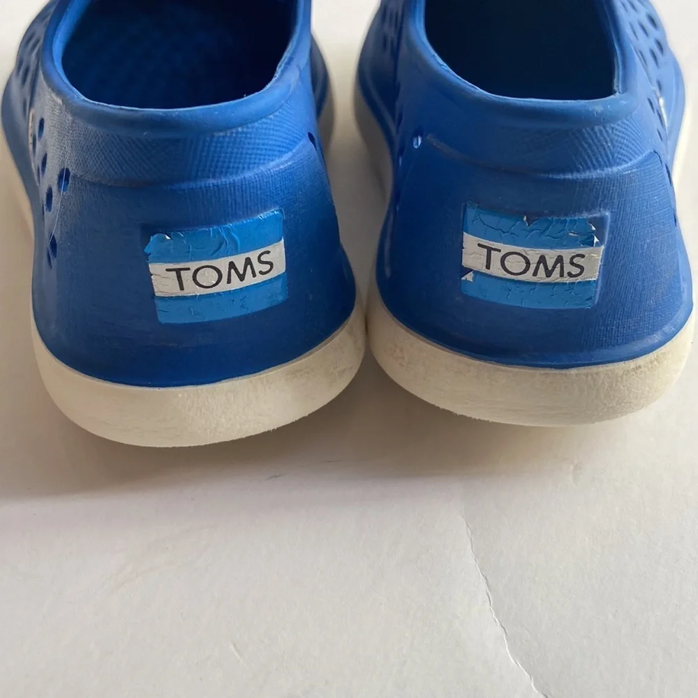 Toms Slip Ons Royal Blue Unisex 7